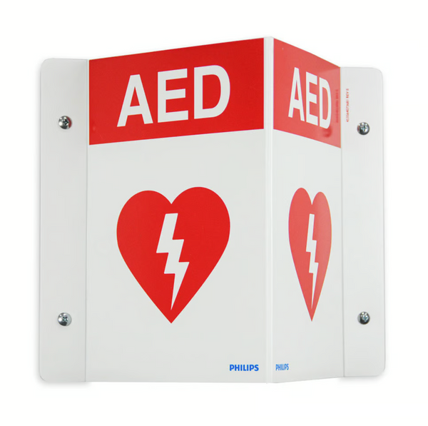 Philips AED Wall Sign