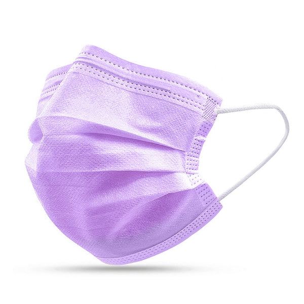 Purple American Made Face Masks (Box of 50) - Made in the USA 🇺🇸 - DreamHug